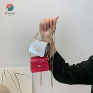 EMERAY Crossbody Bags, Mini Simplicity Shoulder Bag, Cute Chain PU Versatile Handbag Lipstick