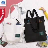 [Small Biscuit Shopping] New Taipei Female Canvas Bag Student Handbag Shoulder Bag Fashion Large-Cap