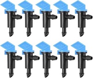 uxcell Flag Dripper 2 GPH 8L/H Emitter Sprinkler for Garden Lawn Drip Irrigation Connect 4/7mm Hose,