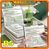 Notebook B5 Flip Vertical/Binder 360 Degree Notebook /B5 Binder Notebook/B5 Cute School Writing Aest