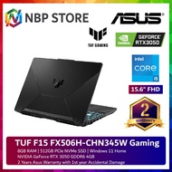 ASUS TUF F15 FX506H-CHN345W 15.6" FHD 144Hz Gaming Laptop Gray