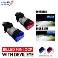 Biled Mini Laser Yellow H4 OCP 55 Watt Motor Car Ac Dc 12-24Volt Universal Very distance