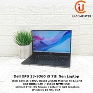 DELL XPS 13 9360 INTEL CORE I5-7200U 8GB RAM 256GB NVME SSD USED LAPTOP REFURBISHED NOTEBOOK