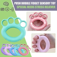 Hand Exercise Rubber Silicone Grip Ball Hand Grip Rings Finger Ball Exercise Grips Hand Trainer C8e2