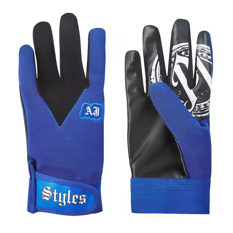 AJ Styles Red Gloves Set Blue Gloves TNA Wrestling The Phenomenal One Styles Clash Merchandise