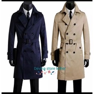 Long coat robe/ men's long coat jacket men's long coat/ men's suit / long coat Korean robe