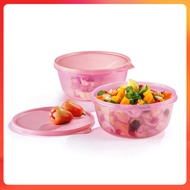 Tupperware 1.5L Modular Bowls Used Kuih Raya Bowls Airtight Balang Pink Air Tight Container Ramadhan Cookies Set