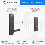 Bundle B6: Hafele EL7800 PLUS Door Lock + Hafele GL6600 Gate Lock | AN Digital Lock