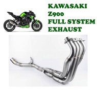Z900 KAWASAKI FULL SYSTEM EXHAUST MANIFOLD STAINLESS STEEL 2016-2020 MOTORCYCLE