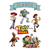 TOY STORY/ Topper Birthday Toy Story Free Custom Name/ Birthday Cake Decoration TOY STORY