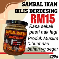 Anchovy chili sauce, Bilis fish chili sauce, Cilipadi chili sauce