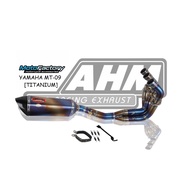 ORIGINAL AHM EXHAUST Z1T SERIES RC EKZOS [FULL SYSTEM] YAMAHA MT-09 TITANIUM