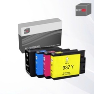 Singapore Stock Bestink 937 Black 937 Cyan 937 Yellow 937 Magenta Ink Cartridges Hardware Compatibil