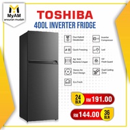 [Peti Sejuk] Ansuran Mudah Toshiba 400 Litre Top Freezer Inverter Fridge