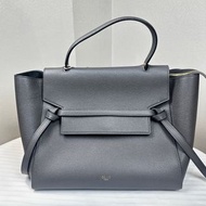 CELINE Belt Bag Large Gray 大號大象灰牛皮鯰魚包 28x16x24cm
