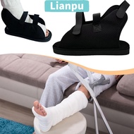LIANPU Fracture Boot, Broken Toe Black Foot Fracture Shoes, Ankle Protector Support Brace Forefoot I