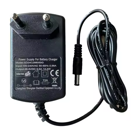 VitalKos 6V or 12V or 24V European,US Standard Ride On Charger with Charging Indicator Light for Rid