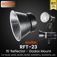 Godox Reflector RFT-23  15 ํ Reflector - Godox Mount - For ML30 ML60 ML60II ML100 AD300Pro AD400Pro 