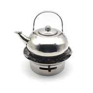 Teapot Windproof Kettle Outdoor Portable Boiling Stainless Steel Kettle Solid Boiling 3Z7Z