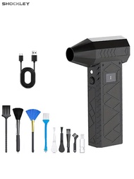 FB02 180000รอบต่อนาทีพัดลมไฟฟ้ามือถือขนาดเล็กเทอร์โบพัดลมแรงสูง10000MAh มอเตอร์ไร้แปรงถ่านพร้อมหน้าจ