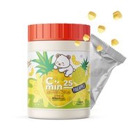 Vitamin C วิตามิน ซี 1000 เม็ด Vitamin C กลิ่นสับปะรด C min 25 Pineapple ซี มิน แบ่ง 1000 เม็ด 1 ซอง