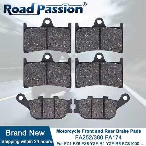 Motorcycle Front Rear Brake Pads for YAMAHA FZ1 YZF R6 YZFR6 FZ6 FZ 8 FZ8 FZS1000 FZS 1000 YZFR1 YZF