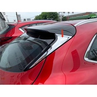 Chrome Rear Window Spoiler Side Cover Trim For 2020-2025 Mazda CX-30 CX30 2pcs