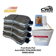 Front Brake Pad for Axia A300/ D74A D95B 2023 04465-BZ154