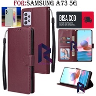 NEW SAMSUNG GALAXY A73 5G 2022 CASE FLIP WALLET LEATHER PREMIUM LEATHER OPEN-CLOSE FLIP CASE SAMSUNG