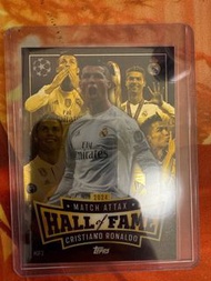 c 朗 卡 CR7 朗拿度 金卡 硬卡 christiano ronaldo 特別版 皇馬 match attax hall of fame 送硬套
