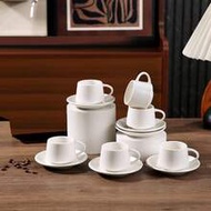 90ml/3.16oz Cup And Saucer Set, INS Style, Suitable For Drinking Espresso And Turkish Coffee, Ideal 