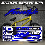 VARIASI STICKER SEPEDA BMX VARIASI / VARIASI DECAL STICKER SEPEDA BMX / BMX FREESTYLE 01 GOLD LIS HI