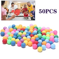 40mm 50pcs/pack Table Tennis Training Balls, Ping Pong Balls,Yelow/White Random Entertainment Table Tennis Balls Mixed Colors for Game and Activity Mix Color Balls