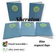 Custom color velvet folder office folder BIN logo folder (National Intelligence Agency) size F4/Foli