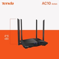 Genuine Tenda AC10 Wifi Transmitter (4 antennas 5dBi, 1200Mbps, 2 bands, Repeater, 3LAN 1Gbps). Quoc