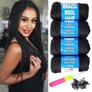 Brazilian Wool Hair Acrylic Yarn 100% for African Crochet Braid/Box Braids/Jumbo Braiding/Senegalese