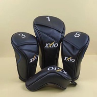 Long Neck Leather Golf Head Cover Replaceable XXIO MP900/MP1000/MP1100/MP1200 9/10/11/12 Series Driv