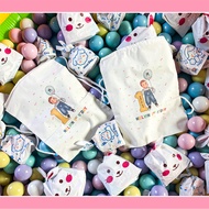 Custom belacu backpack Custom design birthday bag/ Custom birthday goodie bag size 30x40