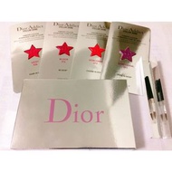 Dior 迪奧癮誘超模巨星唇膏四色試用卡 (唇彩) 唇卡 口紅 附唇刷