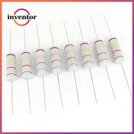20Pcs 1W 2W 3W 5W Carbon Film Resistor 5% 1.6R 1.8R 2R 2.2R 2.4R 2.7R 3R 3.3R 3.6R 3.9R 4.7R OHM
