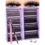 800 Clusters Of D-Roll Personal Eyelashes, Suitable For Beginners To Make At Home, Thick And Fluffy,