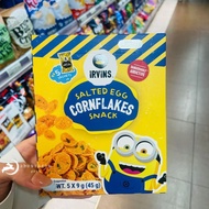 Daigou Singapore Specialty IRVINS Co-Branded Minion Series Salted Egg Yolk Corn Chips Imported Puffe