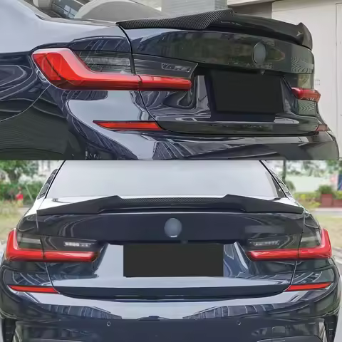 For 2019-2025 BMW G20 3 Series 330i G80 M3 330e 330i M340i Gloss Black Trunk Spoiler Wing M4 Style R
