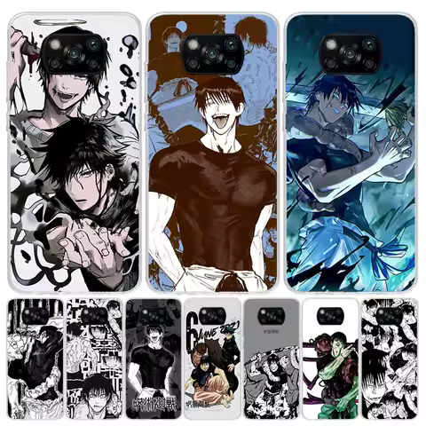 Kaisens Jujutsus Fushiguro Toji Case Phone Cover for Xiaomi Mi 11T 12T 10T 9T Pro 11i 12X 13 12 11 1