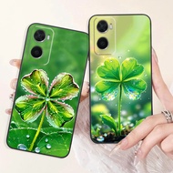 Oppo A36 / Oppo A76 / Oppo A96 four-leaf clover case for luck, peace, camera protection