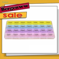 Bergenww_ Weekly 7 Days Tablet Pill Box Holder Medicine Storage Organizer Container Case