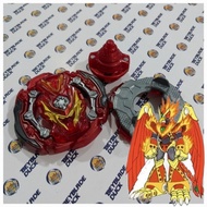 GT Layer MegaMan Tribute Judgment Valkyrie Blaze Heatnix Combo (Good Condition) Takara Tomy Beyblade