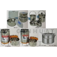 Insulated Food Flask / Food Carrier /  Tiffin Pot / 3PCS Container Set (S/Steel)