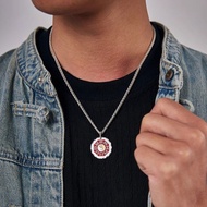 Tai Chi Yin Yang Gossip Pendant New Chinese Style Taoist Style Cool Play Personality All-Match Sweat