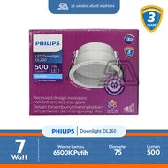 Philips LED Downlight DL260 7W D75 RD White 6500K